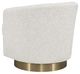 Fairfield® Customizable Tipsy Bright Brass Base Lounge Chair-1