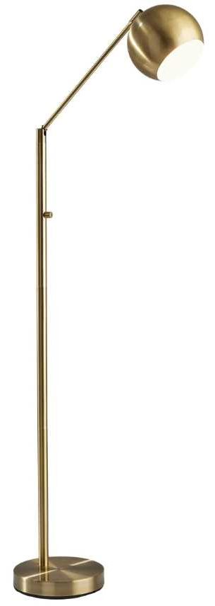 Adesso® Ashbury Antique Brass Floor Lamp-0