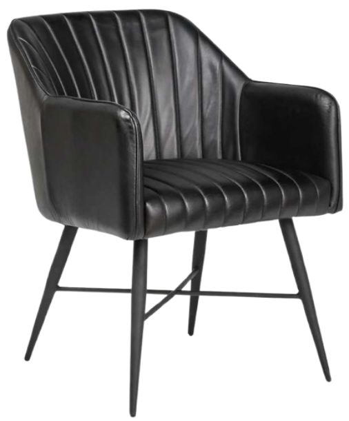 Classic Home Leon Jet Black Dining Chair-0