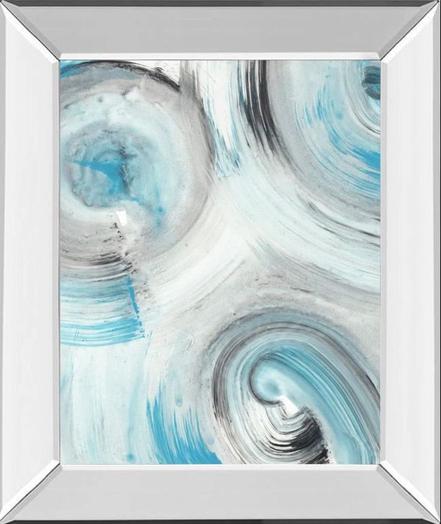 Classy Art Ripple Effect V by Ethan Harper Mirror Framed Wall Art-0