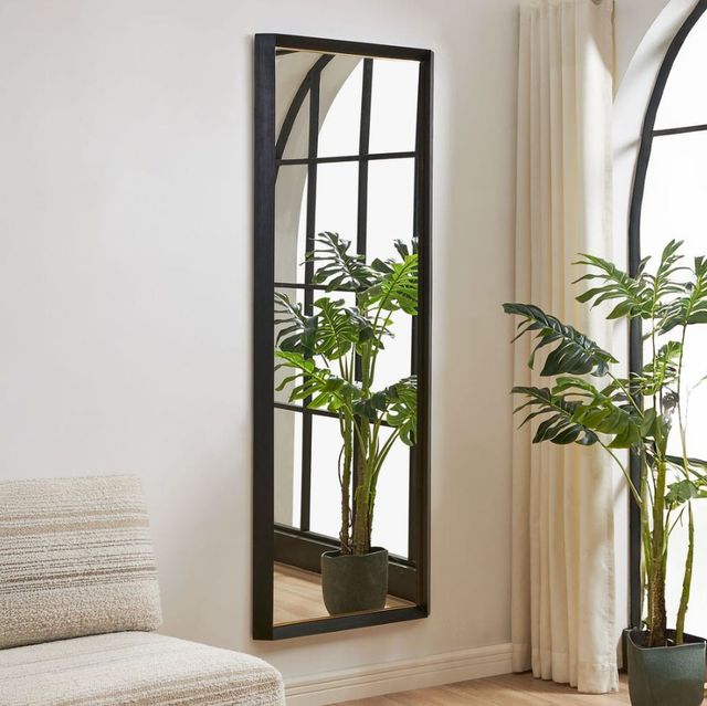 Uttermost® Stenton Black Tall Mirror-1