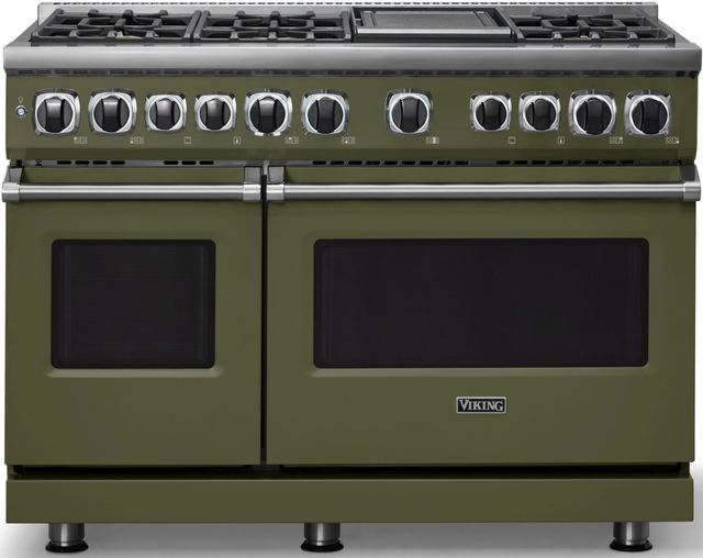 Viking® 7 Series 48'' Martini Pro Style Dual Fuel Range with Griddle-2