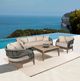 Armen Living Orbit Outdoor Brown/Gray Wooden Coffee Table-1
