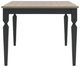 Signature Design by Ashley® Brenkerton Grayish Brown Rectangular Dining Table with Black Base-2