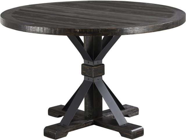 Signature Design by Ashley® Broshound 5-Piece Dark Brown/Gray Dining Set-1
