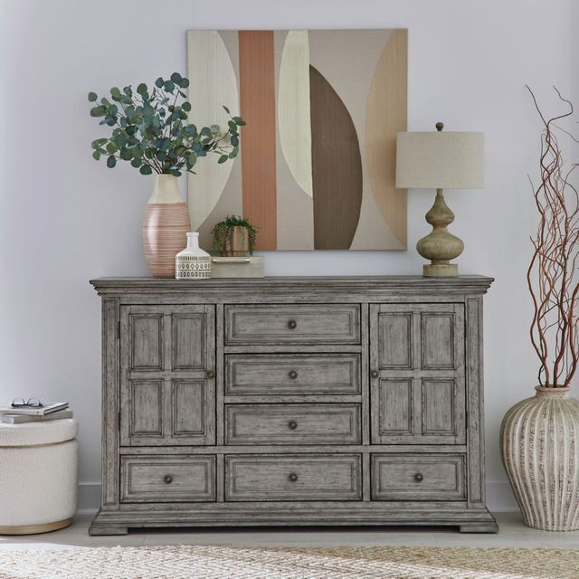 Liberty Furniture Big Valley Graystone Dresser-1