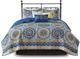 Olliix by Madison Park Tangiers 6 Piece Blue Full/Queen Reversible Coverlet Set-0