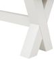 A & B Home Cross Brown/White Bench-4