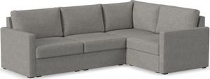front view of the Flex by Flexsteel® 4-Piece Pebble Sectional