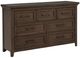 Crown Mark Beckett Brown Dresser-0