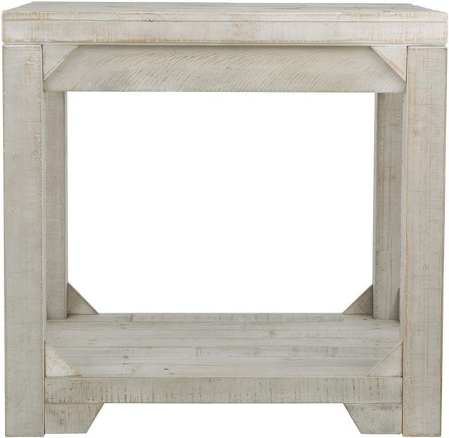 Signature Design by Ashley® Fregine Whitewash End Table-1