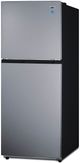 Summit® 10.1 Cu. Ft. Stainless Look Top Freezer Refrigerator -1