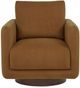 Coaster® Iris Rust Upholstered Swivel Accent Chair-2