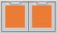 Hestan® AGLP Series 36” Citra Outdoor Double Sealed Pantry-0
