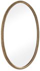 Uttermost® Ellis Antique Brass Beaded Oval Mirror-4