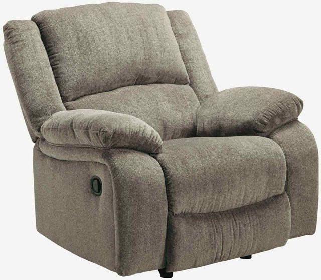 Signature Design by Ashley® Draycoll Pewter Rocker Recliner-1