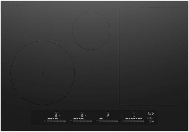Fisher & Paykel Series 7 30" Black 4-Zone Induction Cooktop-0