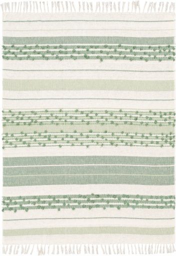 Surya Yemaya Mint 50"x60" Throw Blanket-1