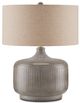 Currey & Company Alameda Gray/Natural Table Lamp-1
