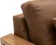 International Furniture Direct Ancora Brown Leather Loveseat-2