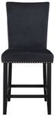 Global Furniture USA D04 5-Piece Black/White Dining Set-3