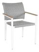 CabanaCoast® Customizable Stellan Aluminum/Natural Fiber Outdoor Dining Arm Chair-3