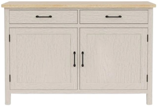 Riverside Furniture Glenndale Aged White/Wheat Buffet-2