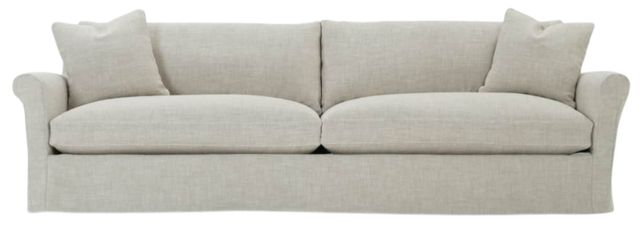 Rowe® Customizable Freya 98" Bench Cushion Slipcovered Sofa -1