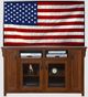 American Heartland Manufacturing Poplar 66" Tall TV Stand-1