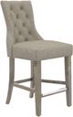 Canadel Champlain Shadow Washed Upholstered Fixed Stool -0