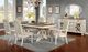 Furniture of America® Arcadia 7-Piece Antique White Dining Table Set with Brown Top -1