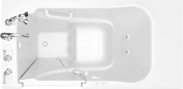 American Standard Value Series White Alcove Walk-In Whirlpool Bathtub-1