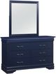 Global Furniture USA Charlie 4-Piece Blue King Panel Bedroom Set-2