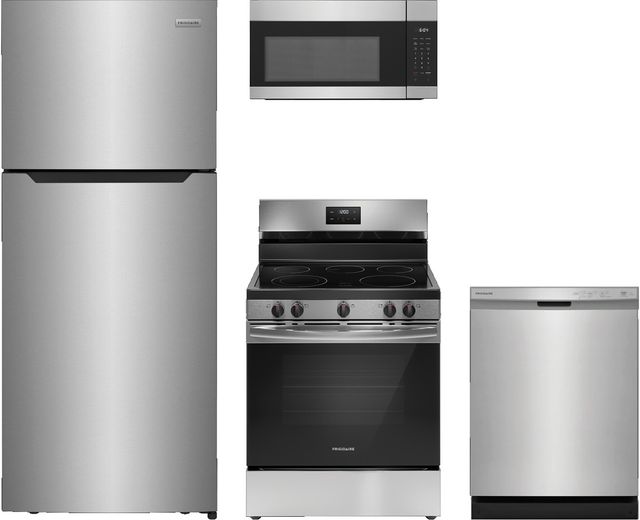 Frigidaire 4 Piece Stainless Steel Electric Kitchen Package