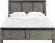Elements International Wade Gray King Bed-1