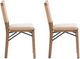 Linon Natural 2-Piece Natural Folding Dining Chair Set-3