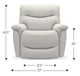 La-Z-Boy® James Hazel Power Rocking Recliner with Headrest-2