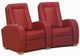 Jaymar 2 Piece Nappa Red 47 Home Theater Loveseat Sectional-0