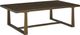 Signature Design by Ashley® Balintmore Warm Brown Coffee Table with Antique Gold Base-0