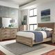 Liberty Furniture Sun Valley Bedroom Queen Upholstered Bed, Dresser and Mirror Collection-3