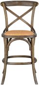 Forty West Bennet Brown Wash X-Back Counter Stool-2