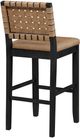 Steve Silver Co. Reid Black/Saddle Brown Barstool-4