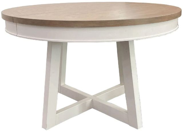 Parker House® Americana Modern Cotton Oval Dinig Table with Weathered Natural Top -0