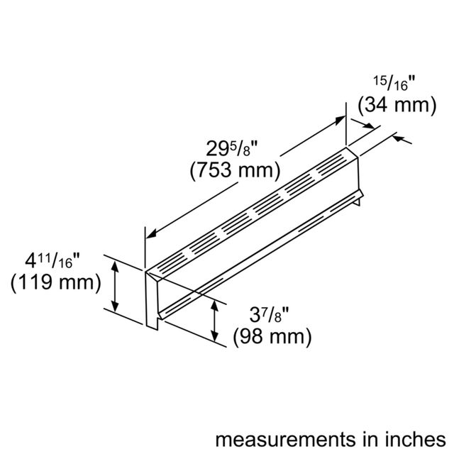 Bosch® 29.63" Low Back Guard-2