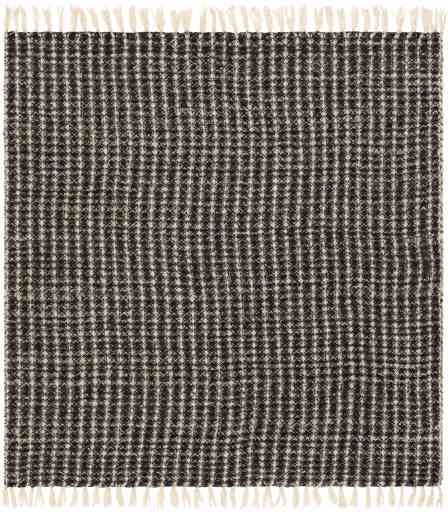 Surya Boris Charcoal 50"x60" Throw Blanket-2