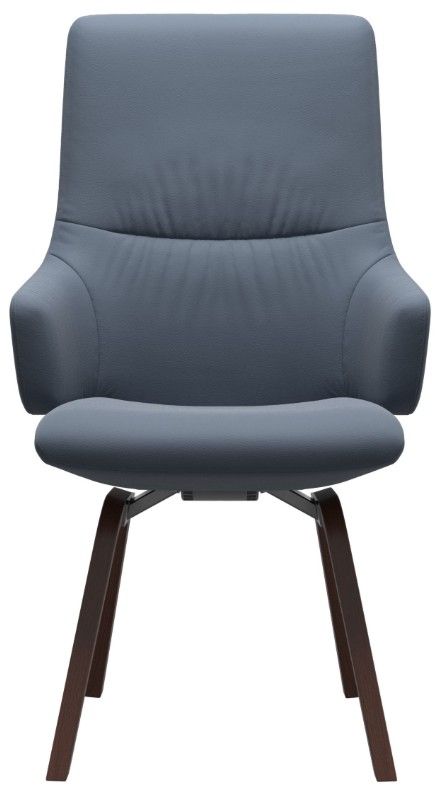 Stressless® by Ekornes® Customizable Mint Large High Back Dining Arm Chair with Slanted Legs-1