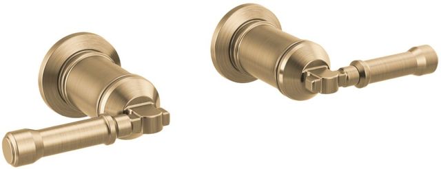 Delta Broderick® Lumicoat® Champagne Bronze Wall Mount Bathroom Faucet Lever Handle Kit-0