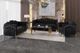 New Classic® Home Furnishings Empire Black Coffee Table with Gold Base-1