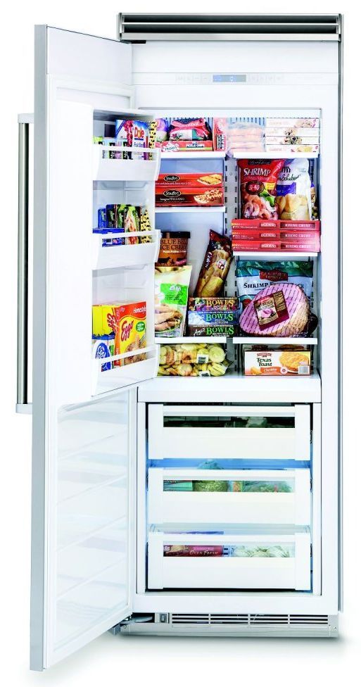 Viking® 5 Series 15.9 Cu. Ft. White Built In All Freezer-2