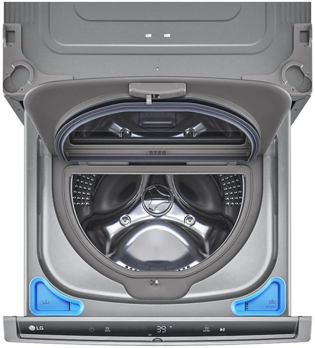 LG SideKick™ 1.0 Cu. Ft. Graphite Steel Pedestal Washer-6